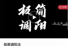 极简调阳法9集-六六易学网