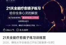 21天全能疗愈镜子练习训练营 21集音频课-六六易学网