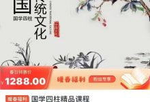 陈东岩国学四柱精品课程-六六易学网