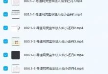 灵宝毕法人仙小还丹课程上线 全7讲视频-六六易学网