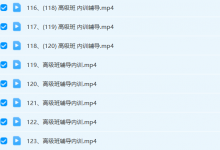 林老师高级班辅导内训125集-六六易学网