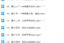 李宸安《盲派八字》49集视频-六六易学网